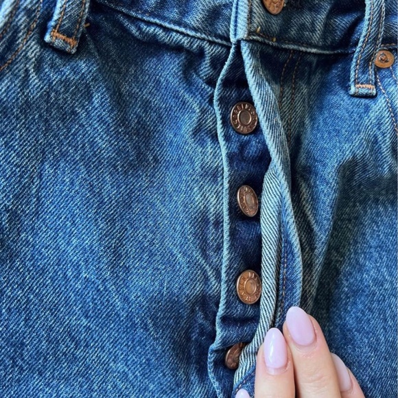 Agolde mini denim skirt (size 28) - Picture 4 of 4